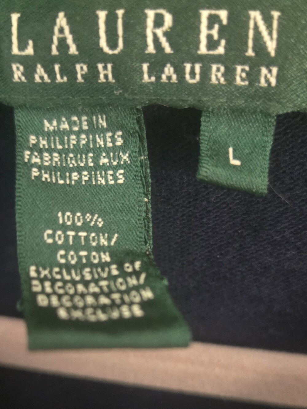 Ralph Lauren Womens Large XL Navy and Black Polo Shirts with Embroidered Crests - Picture 2 of 6